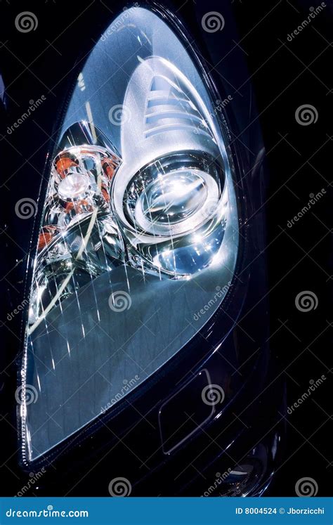 Car Front Lights stock photo. Image of curve, industry - 8004524