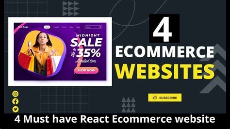 4 Must Have E Commerce Website Projects For Developers YouTube