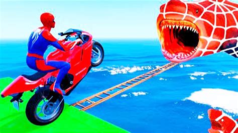 Gta V Epic New Stunt Race For Car Racing Challenge By Trevor And Shark 4 Youtube