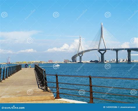 Puente De La Constitucion Called La Pepa In The Bay Of Cadiz