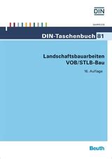 Landschaftsbauarbeiten VOB STLB Bau ISBN 978 3 410 25635 9 Fachbuch