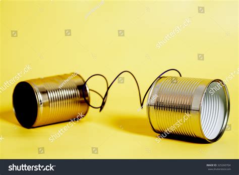 Tin Can Phonecommunication Concept Stock Photo 325260704 | Shutterstock