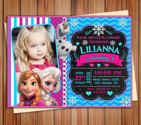 Free 10 Cool Frozen Invitation Designs In Psd Ai Indesign Ms