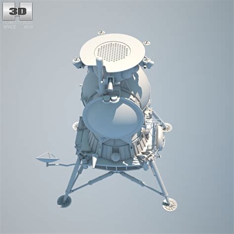 LK Soviet Lunar Craft 3D model - Spacecraft on Hum3D