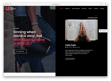 Best Free Church Wordpress Themes Colorlib