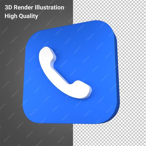 Premium PSD | Apple phone icon in 3d render