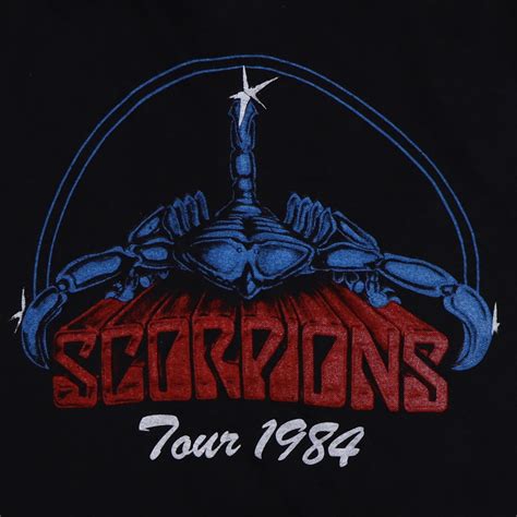 1984 Scorpions Love At First Sting Tour Shirt Wyco Vintage