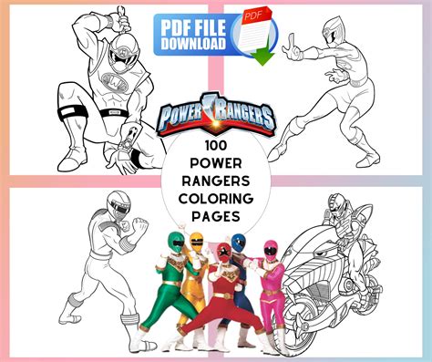 Power Rangers Coloring Pages To Print