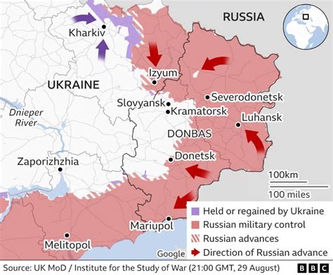 Ukraine Counter Offensive Russian Forces Retreat As Ukraine Takes Key