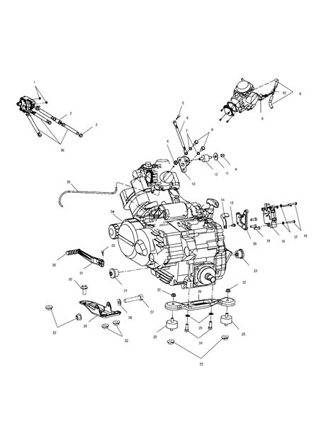 Moteur Montage Moteur Pour Xpedition Esprit Polaris La