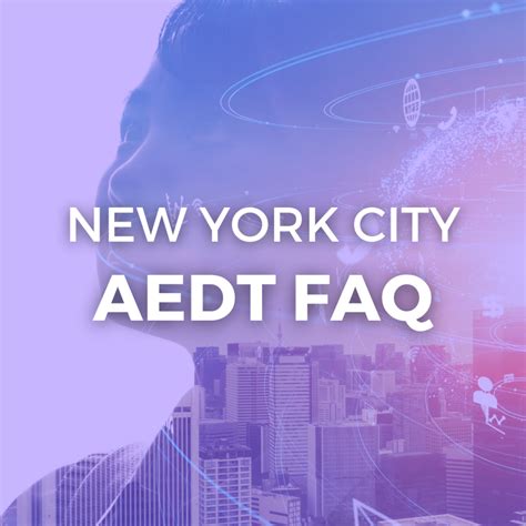 New York City Issues Highly Anticipated Aedt Faq Jdp