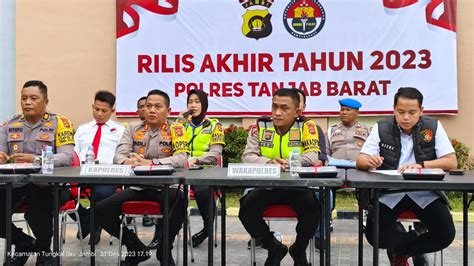 Angka Laka Lantas Di Tanjab Barat Meningkat Selama 2023 Capai 103 Kasus