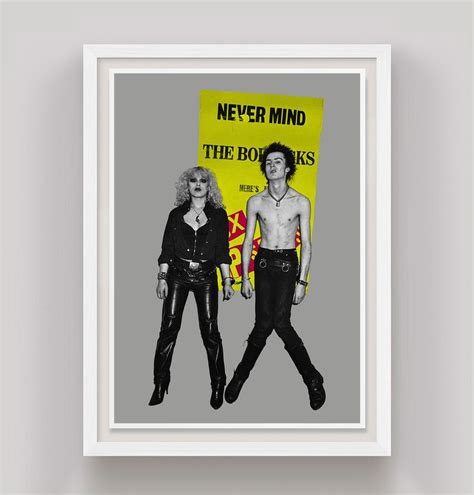 Sid Vicious And Nancy Sex Pistols Art Print Vintage Retro Etsy