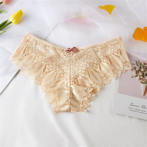 Zxyouping Kit Calcinha Sexy Cintura M Dia De Renda La O Oco Mais Lingerie Feminina Shopee Brasil