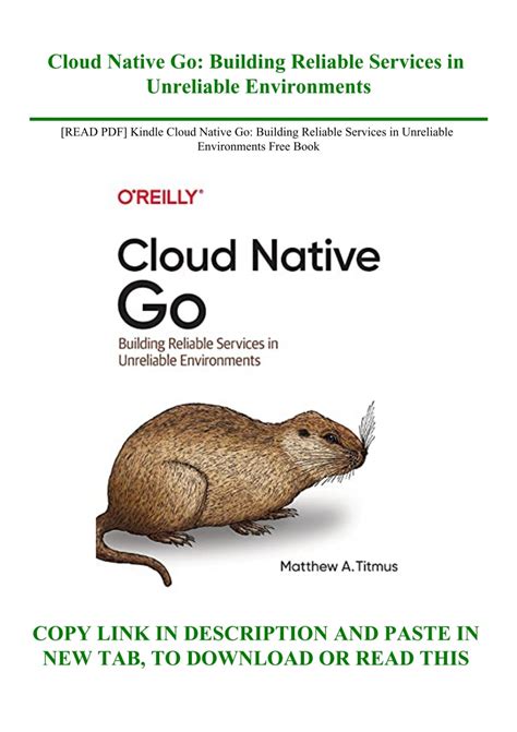 [READ PDF] Kindle Cloud Native Go Building Reliable Services in