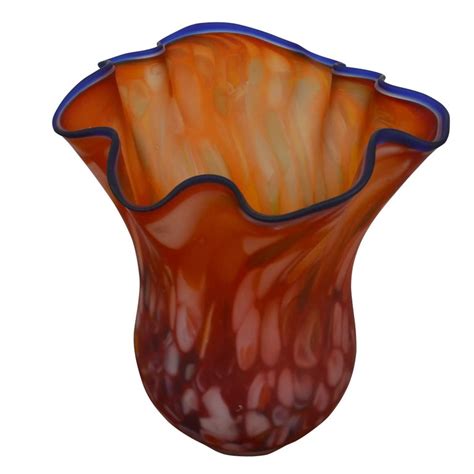 Azerbaijan Blown Art Glass Vase For Sale At 1stdibs Azerbaijan Glassware Vase Azerbaijan Glass