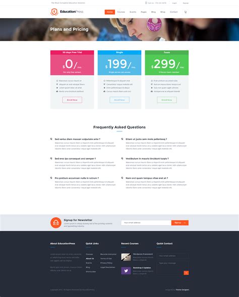 EducationPress - Complete Education WordPress Theme by themecycle ...