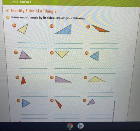 Solved Unit Lesson Identify Sides Of A Triangle Name Each