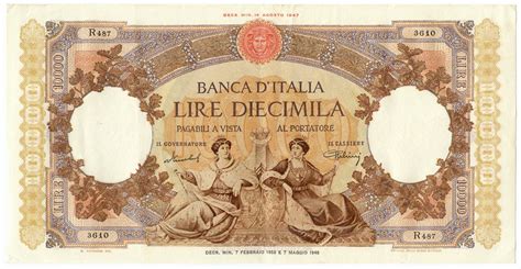 Certificato Iii Lire Banca D Italia Repubbliche Marinare