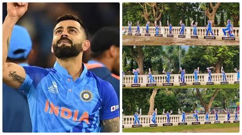 On Virat Kohlis 35th Birthday Eden Gardens Decks Up With A Classy Tribute To The Talisman