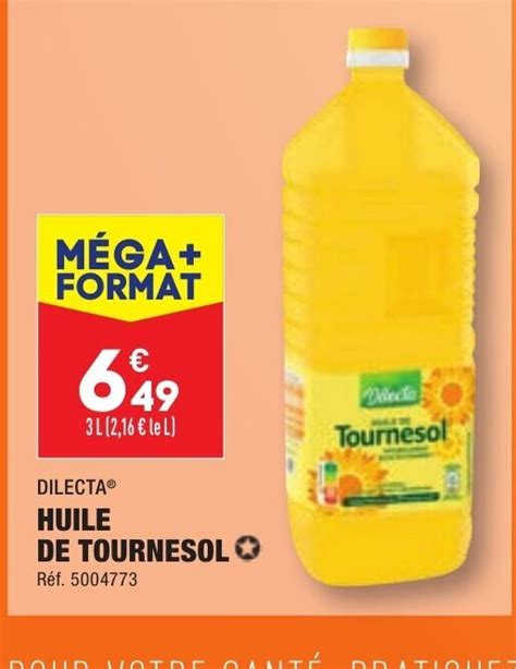 Promo Huile De Tournesol Chez Aldi