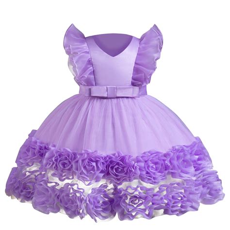 Fashion Fluffy Summer Dresses Toddler Princess Dress Ball Gown for