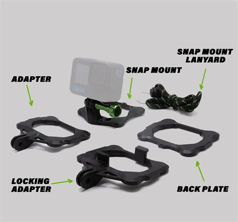 Snap Mounts Pro Magnetic Action Camera Mount For Gopro Off