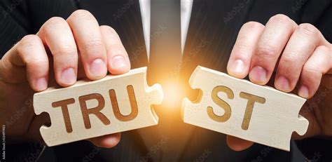 A Man Shares Two Puzzles With The Word Trust Violation Of Agreements