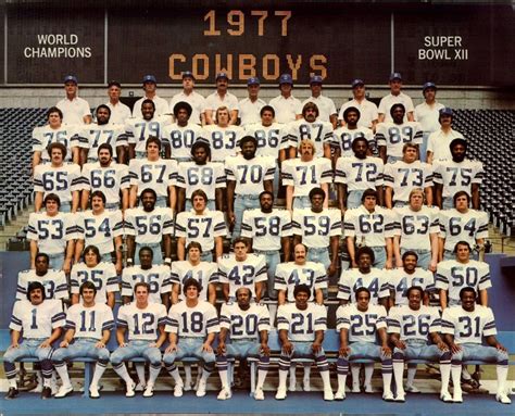 1977 Dallas Cowboys Team Photo 8x10 Gloss Photo Etsy