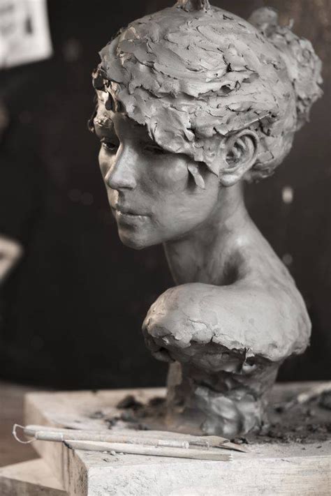 Figurative Kunst Ceramic Sculpture Figurative Sculpture Head