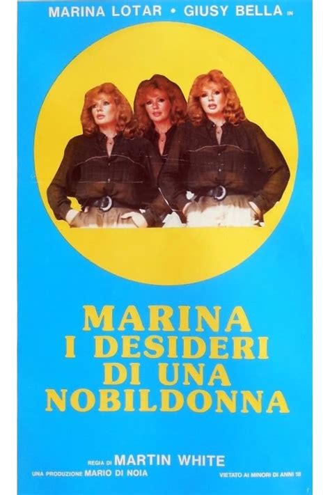 Marina I Desideri Di Una Nobildonna 1986 Posters — The Movie Database Tmdb