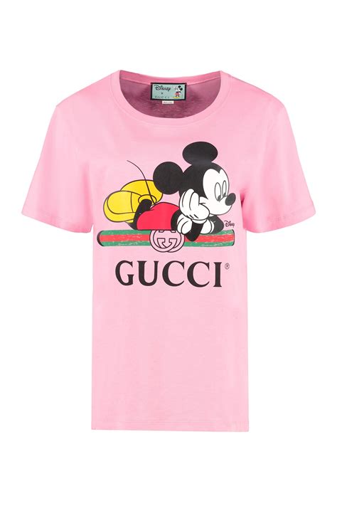 Gucci Cotton Disney X Oversize T Shirt In Pink Lyst