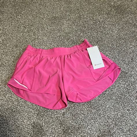 Lululemon Lr Hotty Hot Shorts In Sonic Pink Size Gem