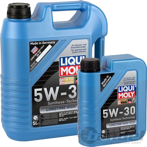 765€l Liqui Moly MotorÖl 1137 Longtime High Tech 5w 30 5 Liter Bmw