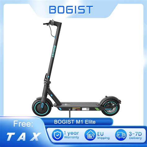 Bogist M Elite Folding Electric Scooter Tires W Motor V Ah