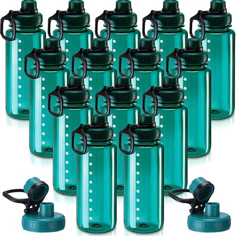 Sunnyray 14 Pieces 27 Oz Reusable Water Bottle Sports Water Bottle