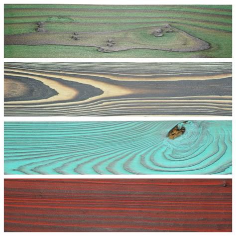 Playing with Fire: Shou Sugi Ban Torched Lumber in Bright Colors ...