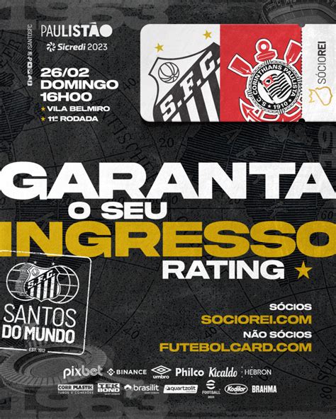 Venda De Ingressos Para Santos E Corinthians Pelo Campeonato