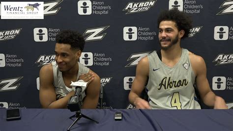 Akron Men S Basketball Postgame Press Conference WMU 1 7 2020 YouTube