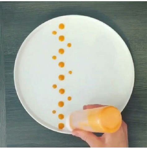 Creative Food Presentation With Orange Juice