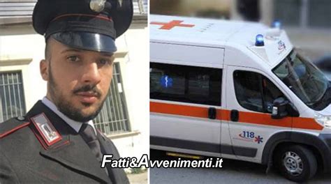 Muore A Anni Colto Da Malore Il Carabiniere Catanese Andrea