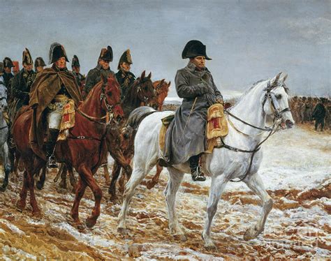 Napoleon During French Campaign In 1814 Detail Painting By Jean Louis