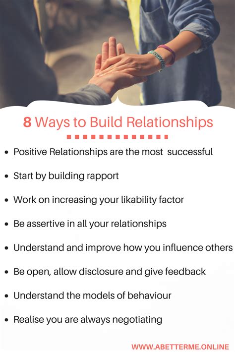 8 Ways To Build Strong Relationships Of All Kinds Relationships