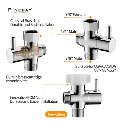 Pinebay 2024 New Arrival Shower System Chrome Toilet Abs Plastic Easy