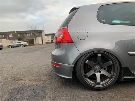 1 Seriously Slammed VW Golf F U C UK