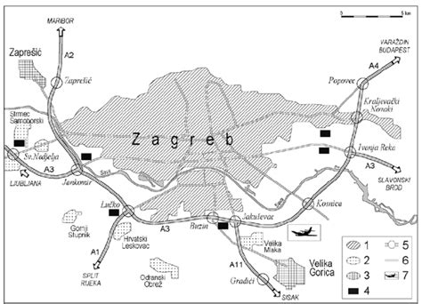 Influence Of The Zagreb Tangential Road And Other Urban Motorways On