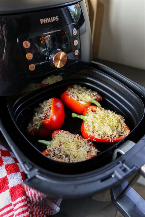 Gevulde Paprika S Met Gehakt Uit De Airfryer Lekker En Simpel