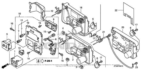 Honda EU1000I AN GENERATOR JPN VIN EZGA 1120001 TO EZGA 9999999