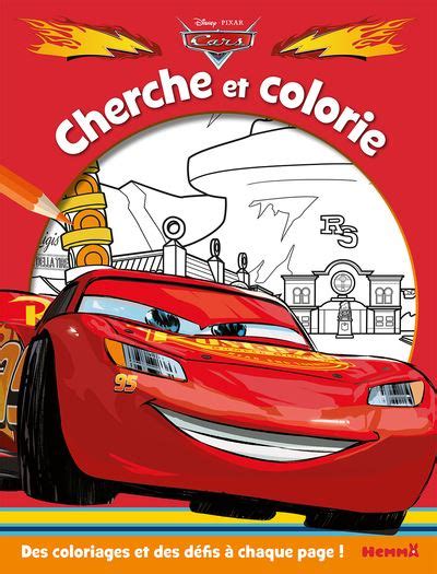 Cars Cars Cherche et colorie Collectif broché Livre tous les