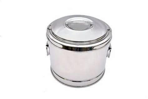 Piece With Lid Round ANCHOR Hot Bucket Stainless Steel Hot Pot For Hotel Restaurant Capacity